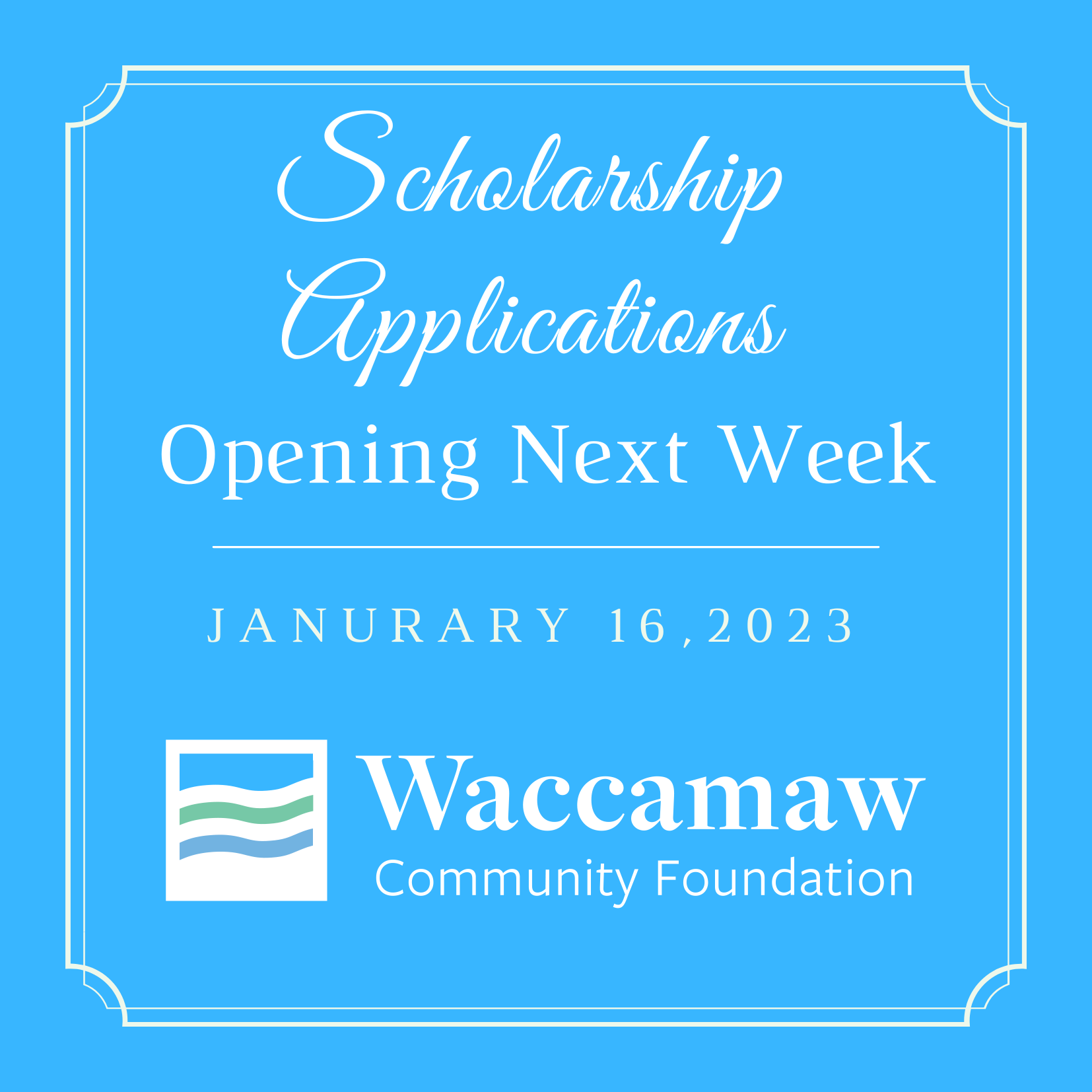 Scholarship Application Popup